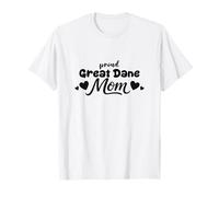 Orgullosa Mamá Dane Amante del Gran Danés Camiseta