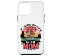 Orgullosa Mamá De Disc Golf Retro Sunset Orgullo Amante del Carcasa para iPhone 12 Mini