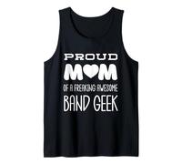 Orgullosa Mamá De Un Freaking Impresionante Banda Geek Hijo Hija Mamá Camiseta sin Mangas