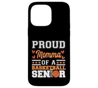 Orgullosa mamá de un Graduado de Baloncesto Senior 2026 2026 Carcasa para iPhone 14 Pro MAX