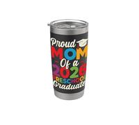 Orgullosa mamá de un graduado en preescolar 2026 Vaso térmico de acero inoxidable de doble pared