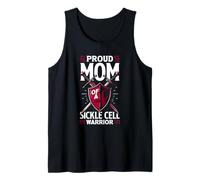 Orgullosa mamá de un Guerrero de células falciformes Apoyo Familiar Camiseta sin Mangas