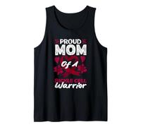 Orgullosa mamá de un Guerrero de células falciformes Conciencia de células falciformes Camiseta sin Mangas