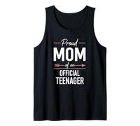 Orgullosa Mamá De Un Oficial Adolescente Mamá Madre Diciendo Camiseta sin Mangas