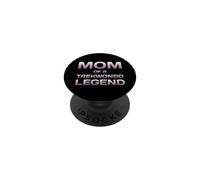 Orgullosa Mamá De Un Taekwondo Legend Fighter Tae Kwon Do Madre PopSockets PopGrip Adhesivo