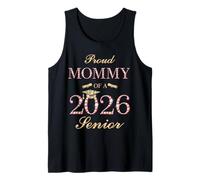 Orgullosa mamá de una graduación de Graduado Senior 2026 Camiseta sin Mangas