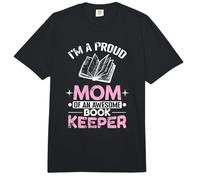 Orgullosa Mamá Impresionante Libro Guardián Leyendo Mamá Comfort Colors Adult Heavyweight T-Shirt