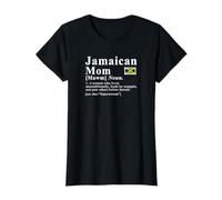 Orgullosa mamá jamaicana definición Bandera Mawm Camiseta