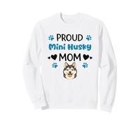 Orgullosa Mamá Mini Husky Amante del Alaskan Klee Kai Sudadera