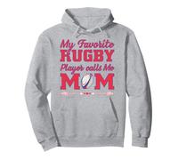 Orgullosa Mamá Rugby Mamá Mi Favorito Jugadores De Rugby Llámame Mamá Sudadera con Capucha