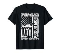 Orgullosa mamá Viernes Rojos hasta Que mi héroe vuelva a casa - Red Friday Camiseta