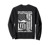 Orgullosa mamá Viernes Rojos hasta Que mi héroe vuelva a casa - Red Friday Sudadera
