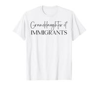 Orgullosa Nieta de un inmigrante, Pro Inmigración Camiseta
