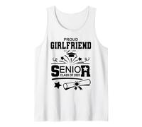 Orgullosa novia de una clase de 2025 Graduado senior Camiseta sin Mangas