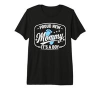 Orgullosa Nueva Mami, es un niño, mamá para ser, Madre por Primera Vez Camiseta Premium