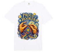 Orgullosa prostituta Tejida a Ganchillo al Estilo Van Gogh Comfort Colors Adult Heavyweight T-Shirt