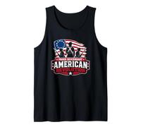 Orgullosa revolución Americana descendiente Camiseta sin Mangas