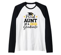 Orgullosa tía de una graduación de posgrado 2026 Camiseta Manga Raglan