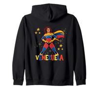 Orgullosa Venezuela Chica Latina Poder & Cultura Sudadera con Capucha