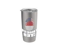 Orgullosamente Ambos Doble Ciudadanía Indonesia Vaso térmico de acero inoxidable de doble pared
