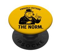 Orgullosamente Fuera de la Norma Victorian Tea Bear Lover PopSockets PopGrip Adhesivo