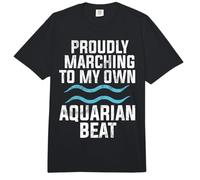 Orgullosamente marchando hacia mi Propio Aquarian Beat Aquarius Comfort Colors Adult Heavyweight T-Shirt