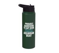 Orgullosamente marchando hacia mi propio Aquarian Beat Aquarius Stainless Steel Insulated Water Bottle