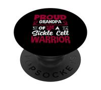 Orgulloso Abuelo de un Guerrero de células falciformes PopSockets PopGrip Adhesivo