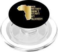 Orgulloso afroamericano Nuestra Historia no comenzó en la esclavitud PopSockets PopGrip para MagSafe