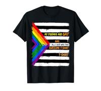 Orgulloso Aliado Mis Amigos Gay Me DIO Esto Camiseta