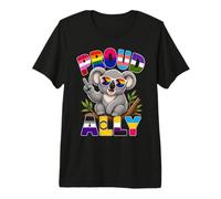 Orgulloso Ally Koala Mes del Orgullo LGBTQ Camiseta Premium