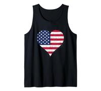 Orgulloso Americano el 4 de Julio una Bandera EE UU Genial Camiseta sin Mangas