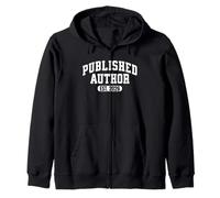 Orgulloso Autor publicado 2026 Mom Dad Vintage Poet Book Writer Sudadera con Capucha