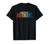 Orgulloso Autor Publicado Mamá Papá Poeta Divertido Escritor de Libros Camiseta