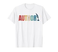 Orgulloso Autor Publicado Mamá Papá Vintage Poeta Libro Escritor Camiseta