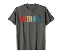 Orgulloso Autor Publicado Mamá Papá Vintage Poeta Libro Escritor Camiseta