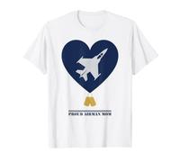 Orgulloso Aviador mamá Militar Madre Jet diseño de aviación Camiseta