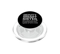 Orgulloso ayudante Sheriff Hermana Hermano Cita Frase Diciendo PopSockets PopGrip para MagSafe