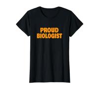 Orgulloso Biólogo Divertido Biólogo Camiseta gráfica económica, Mujer, Negro, XS