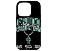 Orgulloso Christian Faith First Christian Streetwear Carcasa para iPhone 14 Pro