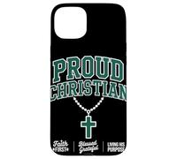 Orgulloso Christian Faith First Christian Streetwear Carcasa para iPhone 15 Plus