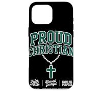 Orgulloso Christian Faith First Christian Streetwear Carcasa para iPhone 16 Pro MAX