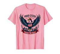 Orgulloso Ciudadano del hogar de los Valientes Camiseta, Hombre, Rosado, 3XL