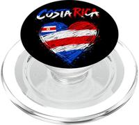 Orgulloso corazón de Costa Rica PopSockets PopGrip para MagSafe
