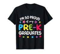 Orgulloso de mis graduados de prekínder 2025 Maestra del último día de clases Camiseta