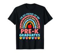 Orgulloso de mis graduados de prekínder 2025 Maestra del último día de clases Camiseta