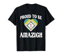 Orgulloso de ser Amazigh Bandera Diseño Marruecos Tamazgha Cultura Camiseta