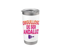 Orgulloso De Ser Andaluz Camiseta Cultural Española Vaso térmico de acero inoxidable de doble pared
