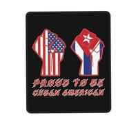 Orgulloso De Ser Cubanoamericano Cuba Bandera De EE. UU. Alfombrilla De Escritorio Antideslizante Alfombrilla De Ratón Agradable Mousepad para Pc Gaming Ordenador 25X30Cm