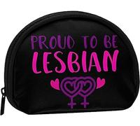 Orgulloso de ser Gay Lesbiana LGBT Orgullo Monedero Mujeres y niñas Lindo Bolso de Moda Cambio Bolsa Llavero Mujeres Monedero Regalo
